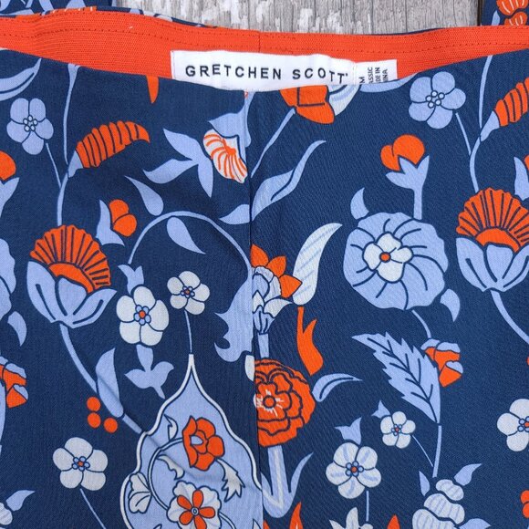 Gretchen Scott Womens Pull On Gripeless Trouser Pants Size Medium Classic Floral - Picture 5 of 8